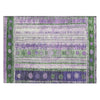 Piper Looms Chantille Stripes ACN1963 Green Machine Washable Area Rug Scatter Main Image