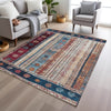 Piper Looms Chantille Stripes ACN1963 Navy Machine Washable Area Rug Lifestyle Image Feature