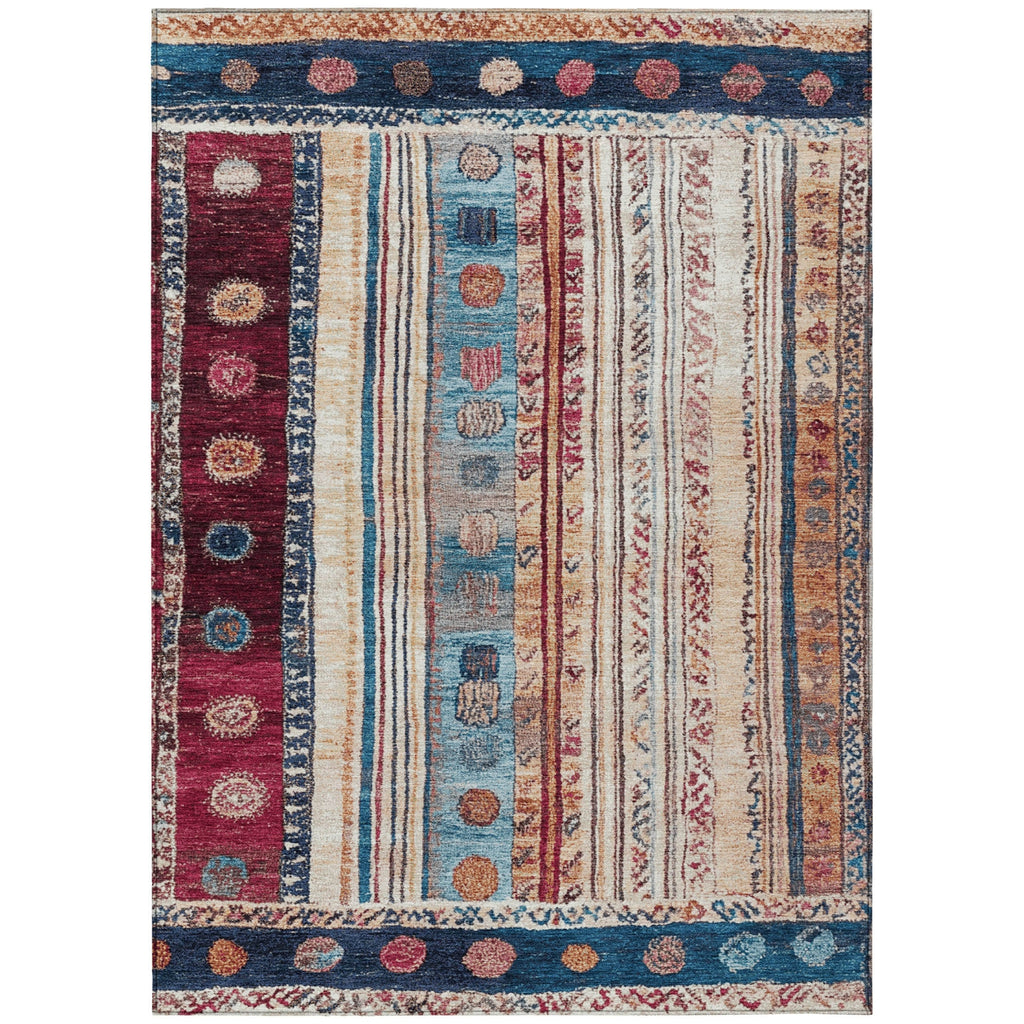 Piper Looms Chantille Stripes ACN1963 Navy Machine Washable Area Rug main image