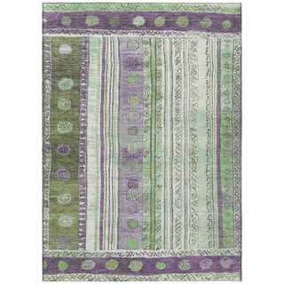 Piper Looms Chantille Stripes ACN1963 Purple Machine Washable Area Rug main image