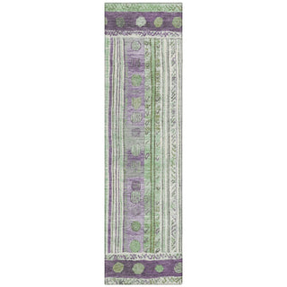 Piper Looms Chantille Stripes ACN1963 Purple Machine Washable Area Rug Runner Main Image