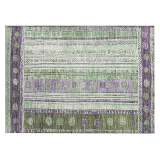 Piper Looms Chantille Stripes ACN1963 Purple Machine Washable Area Rug Scatter Main Image
