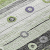 Piper Looms Chantille Stripes ACN1964 Aloe Machine Washable Area Rug Swatch Image