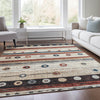 Piper Looms Chantille Stripes ACN1964 Beige Machine Washable Area Rug Lifestyle Image Feature