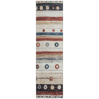 Piper Looms Chantille Stripes ACN1964 Beige Machine Washable Area Rug Runner Main Image