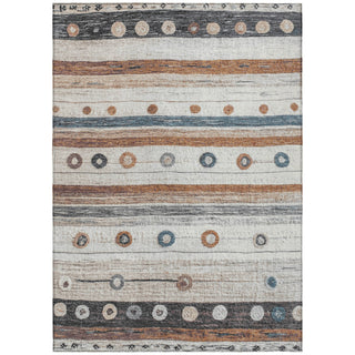 Piper Looms Chantille Stripes ACN1964 Copper Machine Washable Area Rug main image
