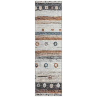 Piper Looms Chantille Stripes ACN1964 Copper Machine Washable Area Rug Runner Main Image