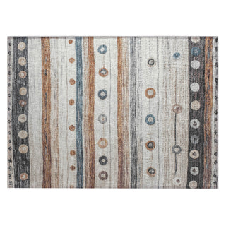 Piper Looms Chantille Stripes ACN1964 Copper Machine Washable Area Rug Scatter Main Image