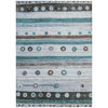 Piper Looms Chantille Stripes ACN1964 Teal Machine Washable Area Rug main image