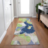 Piper Looms Chantille Abstract ACN1965 Aloe Machine Washable Area Rug Runner Lifestyle Image Feature
