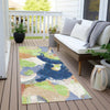 Piper Looms Chantille Abstract ACN1965 Aloe Machine Washable Area Rug Runner Outdoor Lifestyle Image Feature