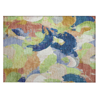 Piper Looms Chantille Abstract ACN1965 Aloe Machine Washable Area Rug Scatter Main Image