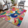 Piper Looms Chantille Abstract ACN1965 Blush Machine Washable Area Rug Lifestyle Image Feature