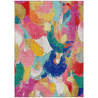Piper Looms Chantille Abstract ACN1965 Blush Machine Washable Area Rug main image