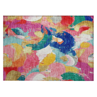 Piper Looms Chantille Abstract ACN1965 Blush Machine Washable Area Rug Scatter Main Image