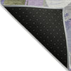 Piper Looms Chantille Abstract ACN1965 Lavender Machine Washable Area Rug Backing Image