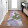 Piper Looms Chantille Abstract ACN1965 Lavender Machine Washable Area Rug Runner Lifestyle Image Feature