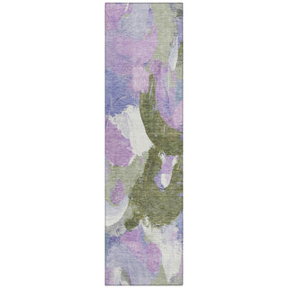 Piper Looms Chantille Abstract ACN1965 Lavender Machine Washable Area Rug Runner Main Image