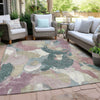 Piper Looms Chantille Abstract ACN1965 Mauve Machine Washable Area Rug Outdoor Lifestyle Image Feature