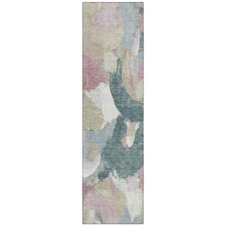 Piper Looms Chantille Abstract ACN1965 Mauve Machine Washable Area Rug Runner Main Image