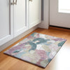 Piper Looms Chantille Abstract ACN1965 Mauve Machine Washable Area Rug Scatter Lifestyle Image Feature