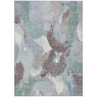 Piper Looms Chantille Abstract ACN1965 Seafoam Machine Washable Area Rug main image