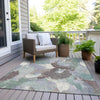 Piper Looms Chantille Abstract ACN1965 Seafoam Machine Washable Area Rug Outdoor Lifestyle Image Feature