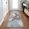 Piper Looms Chantille Abstract ACN1965 Seafoam Machine Washable Area Rug Runner Lifestyle Image Feature