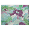 Piper Looms Chantille Abstract ACN1965 Teal Machine Washable Area Rug Scatter Main Image