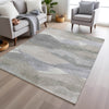 Piper Looms Chantille Waves ACN1966 Beige Machine Washable Area Rug Lifestyle Image Feature