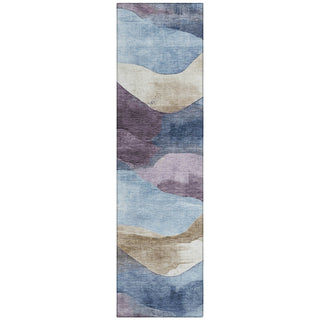 Piper Looms Chantille Waves ACN1966 Denim Machine Washable Area Rug Runner Main Image