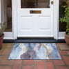 Piper Looms Chantille Waves ACN1966 Denim Machine Washable Area Rug Scatter Outdoor Lifestyle Image Feature