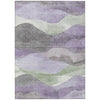 Piper Looms Chantille Waves ACN1966 Purple Machine Washable Area Rug main image