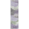 Piper Looms Chantille Waves ACN1966 Purple Machine Washable Area Rug Runner Main Image