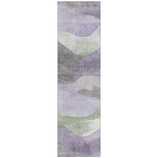 Piper Looms Chantille Waves ACN1966 Purple Machine Washable Area Rug Runner Main Image