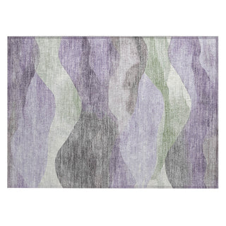 Piper Looms Chantille Waves ACN1966 Purple Machine Washable Area Rug Scatter Main Image