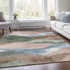 Piper Looms Chantille Waves ACN1966 Salmon Machine Washable Area Rug Lifestyle Image Feature
