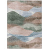 Piper Looms Chantille Waves ACN1966 Salmon Machine Washable Area Rug main image