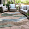 Piper Looms Chantille Waves ACN1966 Salmon Machine Washable Area Rug Outdoor Lifestyle Image Feature