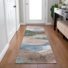 Piper Looms Chantille Waves ACN1966 Salmon Machine Washable Area Rug Runner Lifestyle Image Feature