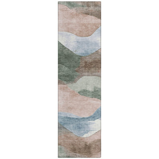 Piper Looms Chantille Waves ACN1966 Salmon Machine Washable Area Rug Runner Main Image