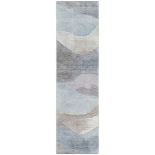 Piper Looms Chantille Waves ACN1966 Sky Machine Washable Area Rug Runner Main Image