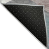Piper Looms Chantille Waves ACN1966 Teal Machine Washable Area Rug Backing Image