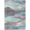 Piper Looms Chantille Waves ACN1966 Teal Machine Washable Area Rug main image