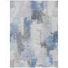 Piper Looms Chantille Abstract ACN1967 Denim Machine Washable Area Rug main image