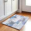 Piper Looms Chantille Abstract ACN1967 Denim Machine Washable Area Rug Scatter Lifestyle Image Feature