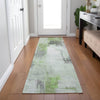 Piper Looms Chantille Abstract ACN1967 Green Machine Washable Area Rug Runner Lifestyle Image Feature