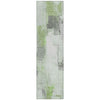 Piper Looms Chantille Abstract ACN1967 Green Machine Washable Area Rug Runner Main Image