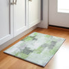 Piper Looms Chantille Abstract ACN1967 Green Machine Washable Area Rug Scatter Lifestyle Image Feature
