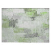 Piper Looms Chantille Abstract ACN1967 Green Machine Washable Area Rug Scatter Main Image